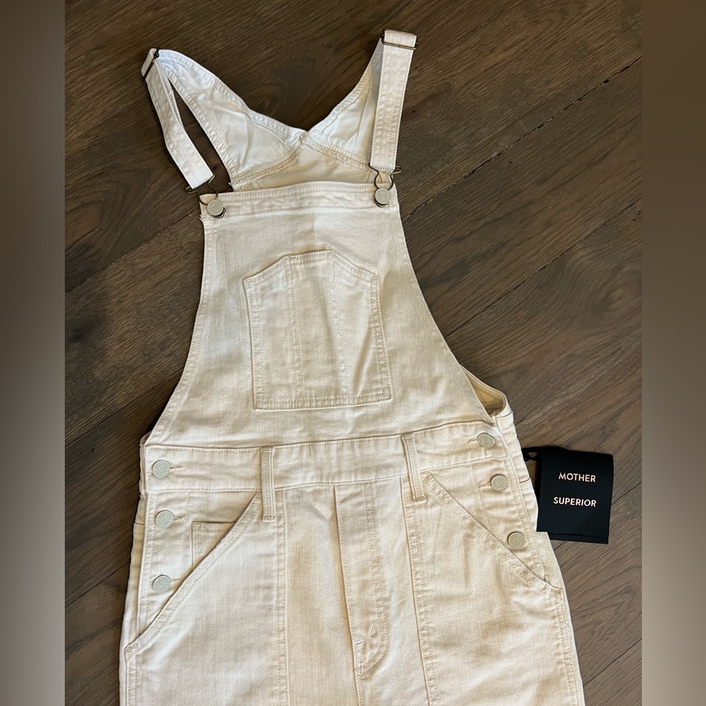 Mother superior white overalls- Nordstrom. Size small. Two available. - Picture 3 of 6